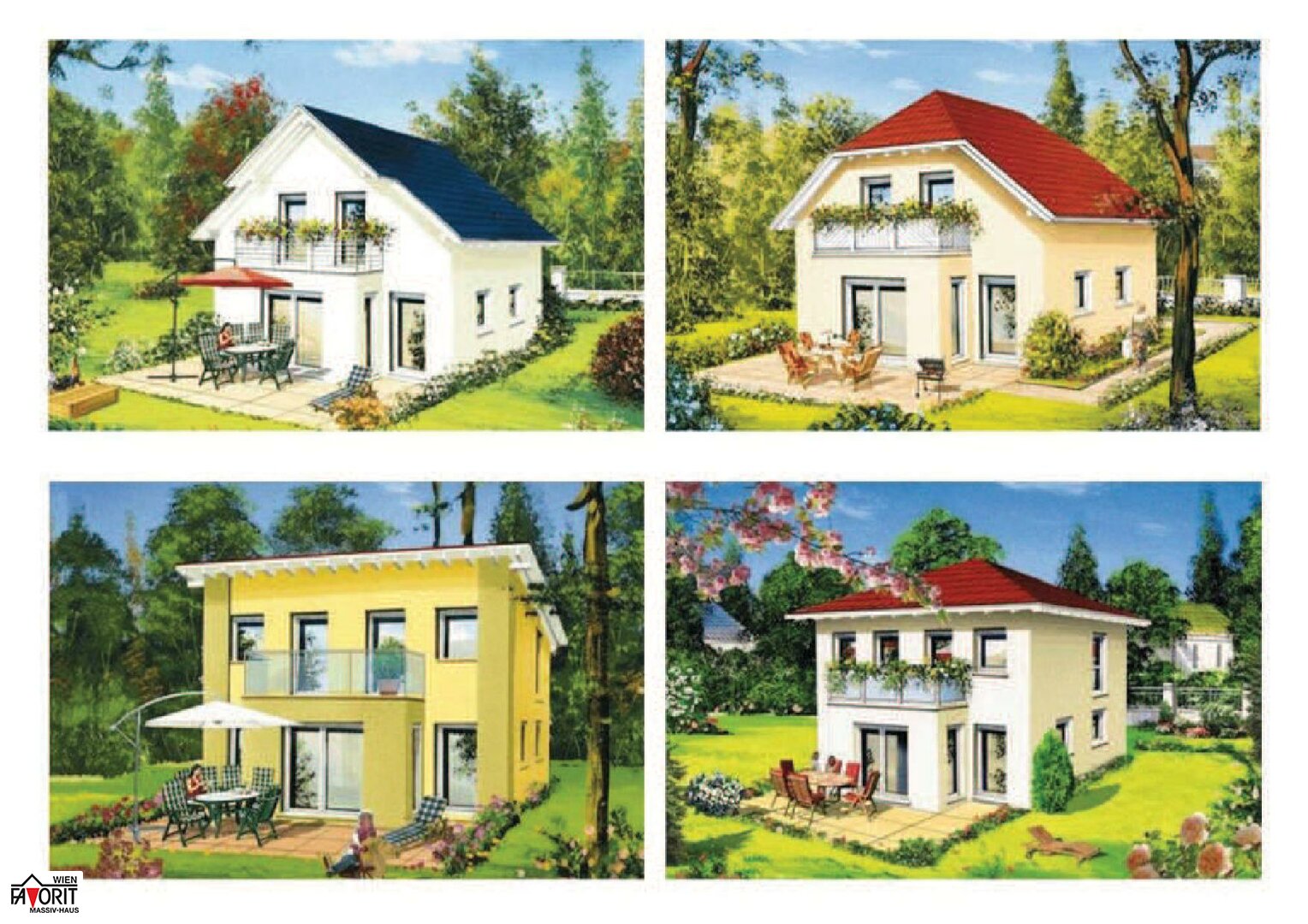 Foto - Eichgraben, noch 3 provisionsfreie Baumeisterhäuser, ziegelmassiv, auf Fundamentplatte  mit 450 m² Eigengrund in der Ausbaustufe "AUSSEN FERTIG, INNEN ROH" zu verkaufen